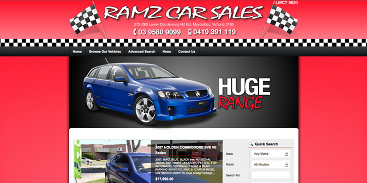 New Website Launched for Ramz Car Sales!